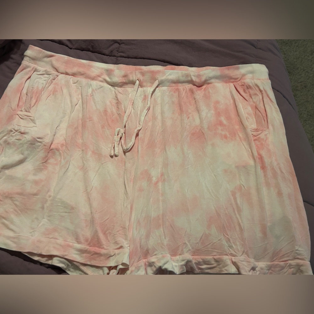 Torrid Pink Tie-Dye Sleep Shorts